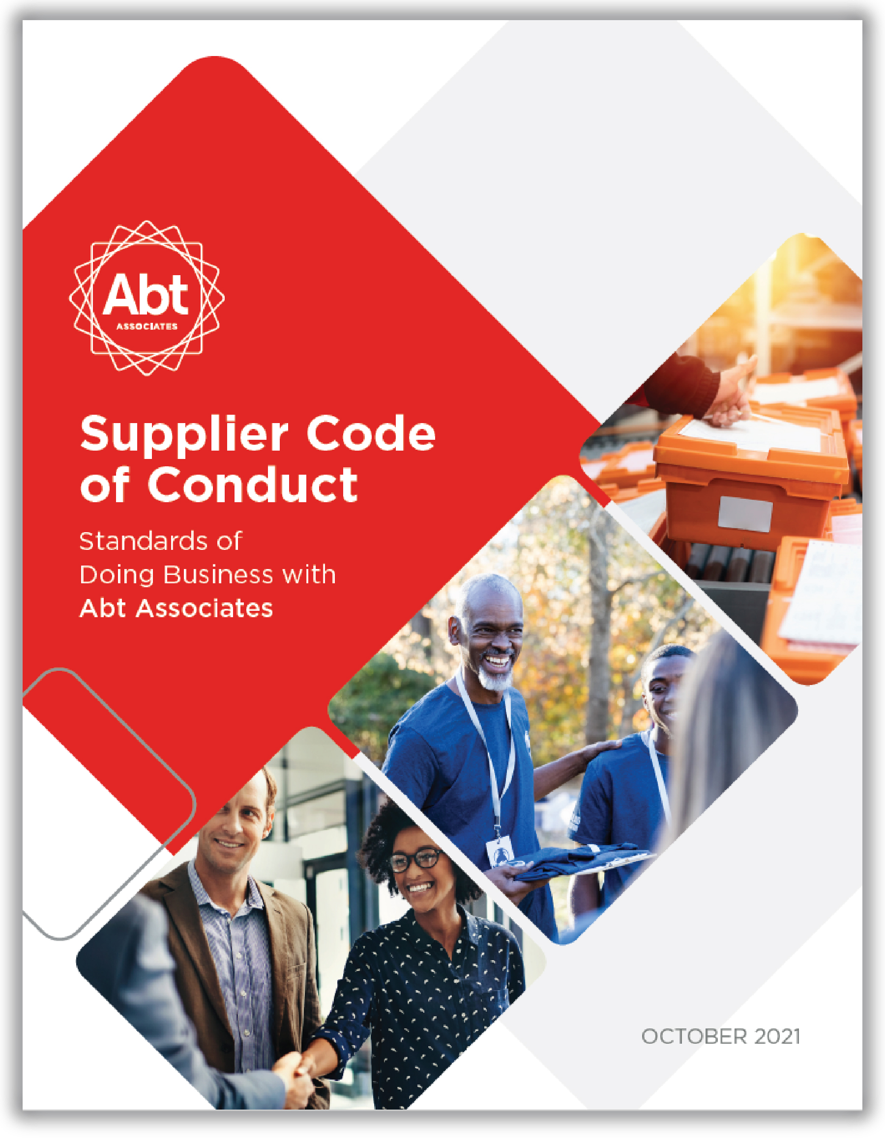 As a global professional services firm, we must ensure the quality of our suppliers’ performance and their adherence to high ethical standards